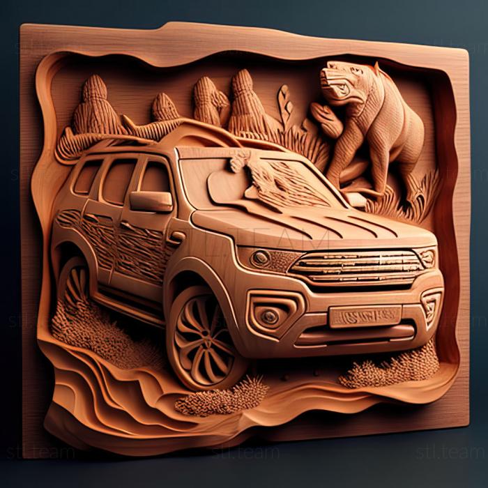 3D модель Форд Эверест (STL)
